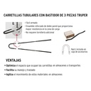 Carretilla 5 ft3 Neumática, bastidor tubular, Truper