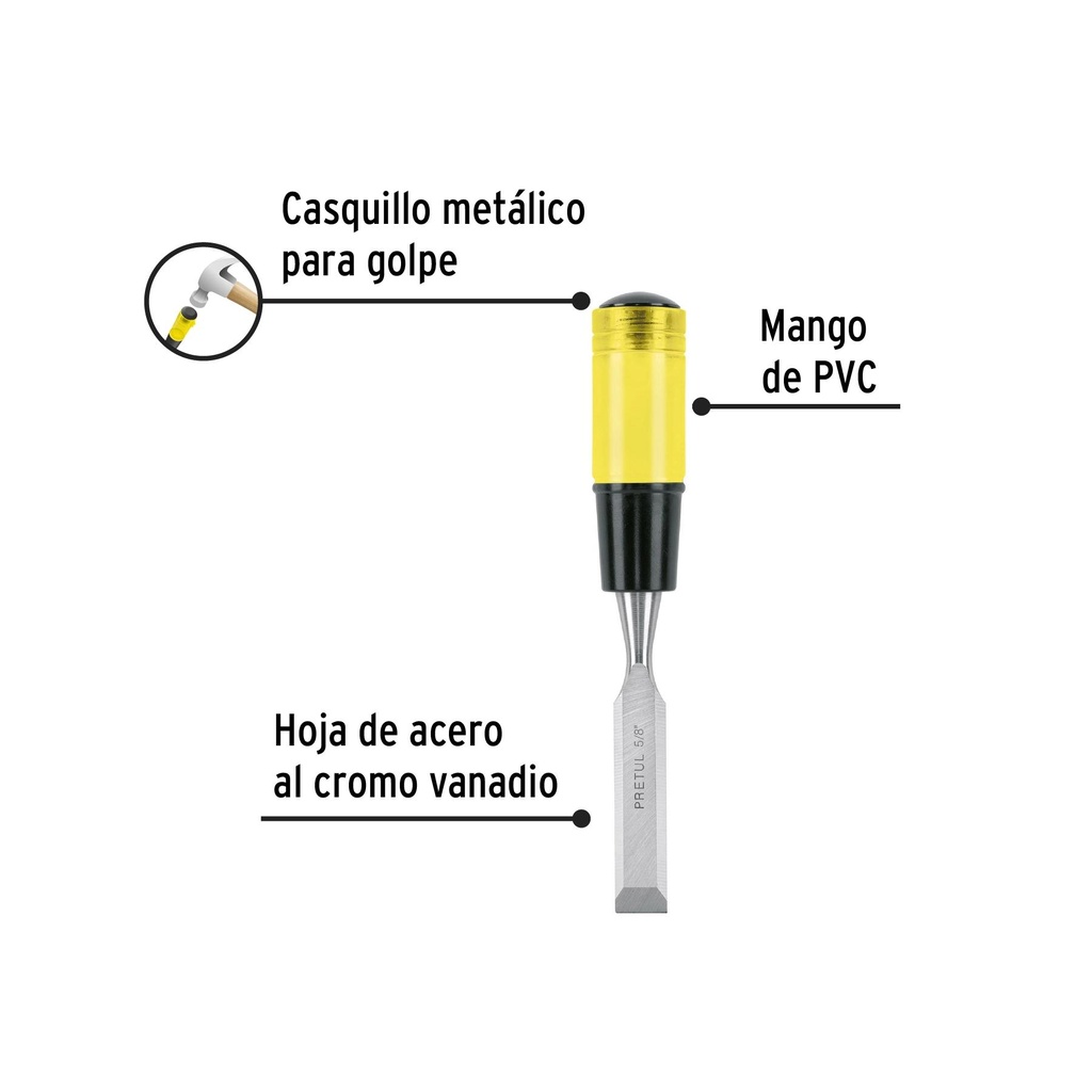 Formón 5/8', Pretul