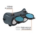 Gafas para soldar con 4 válvulas de ventilación, Truper