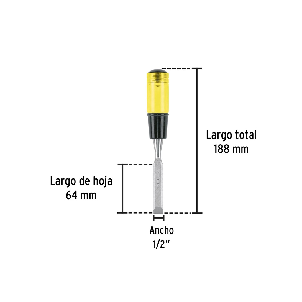 Formón 1/2', Pretul