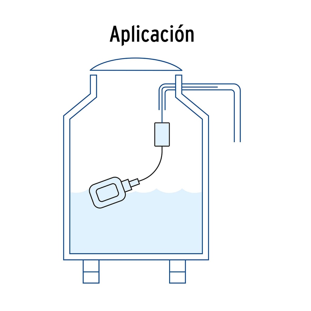 Flotador eléctrico con cable de 3 m, Foset