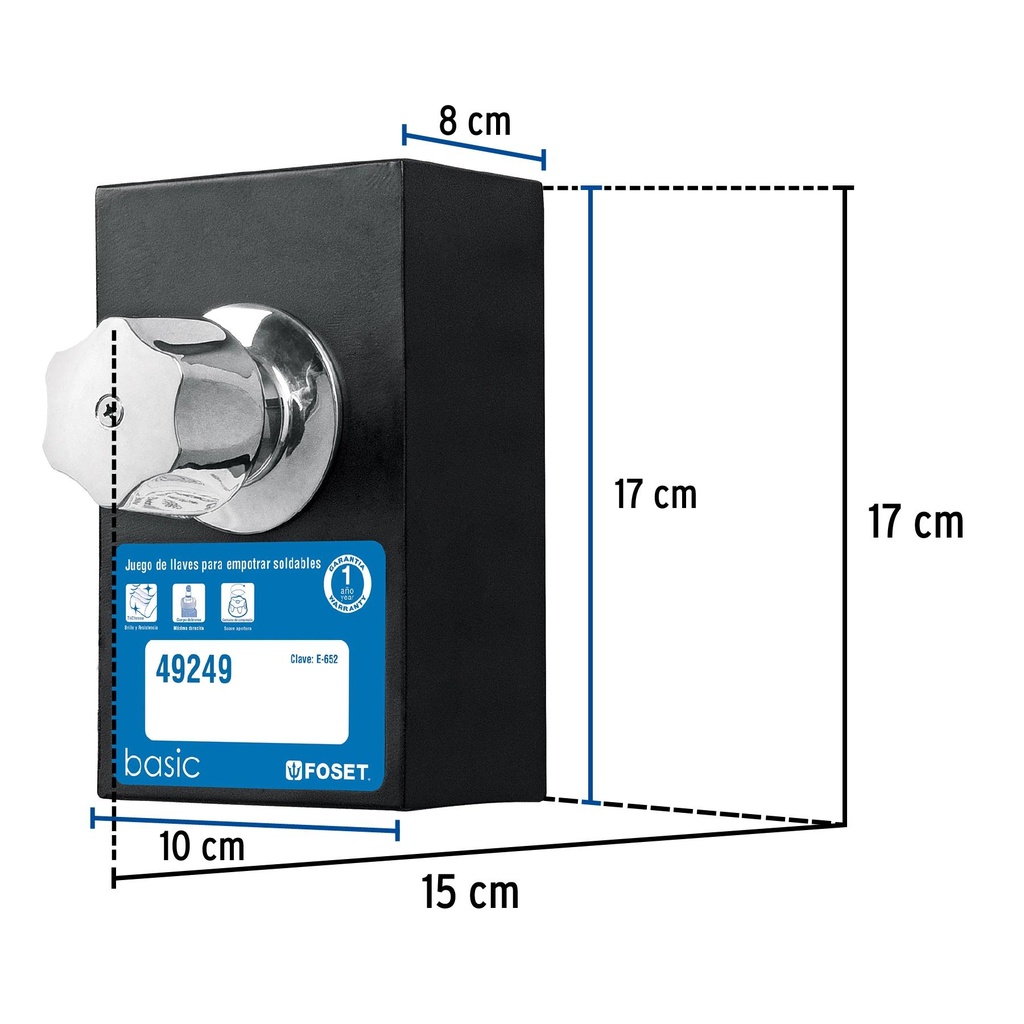 Exhibidor para llaves E-652, Foset