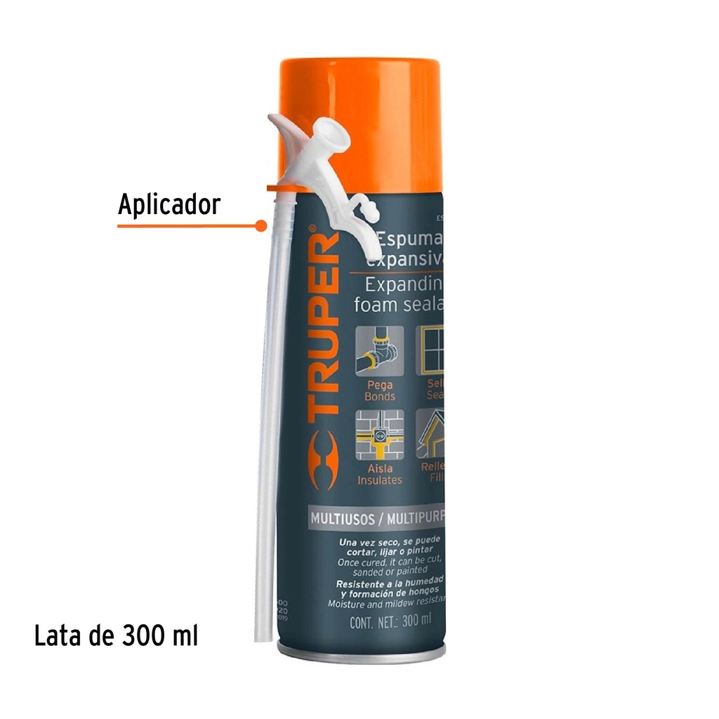 Espuma expansiva de 300 ml, Truper