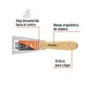 Espátula flexible 2' con mango de madera, Truper