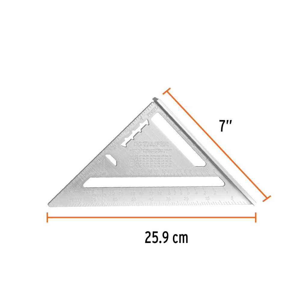 Escuadra 7' de aluminio para muros de yeso, Truper