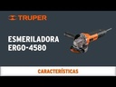 Esmeriladora 4-1/2' 850 W, lentes de seguridad y flexómetro