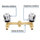 Ensamble para regadera para empotrar de 1/4 de vuelta, Basic