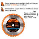 Disco sierra 7-1/4' p/madera, 40 dientes centro 5/8', Expert