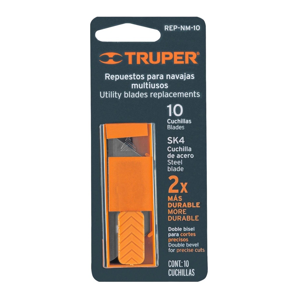 Dispensador con 10 cuchillas para NV-7 y NM-7, Truper