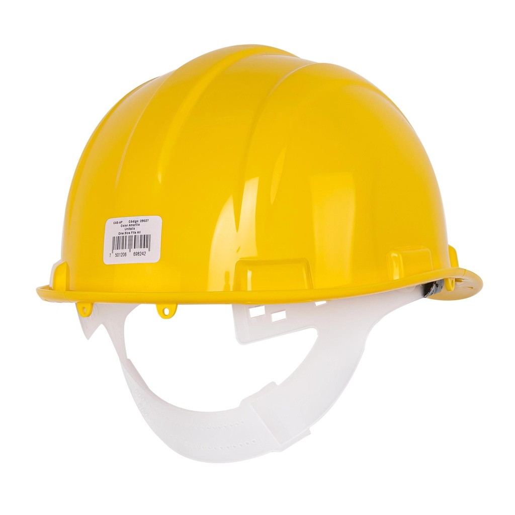 Casco de seguridad, ajuste de intervalos, amarillo, Pretul