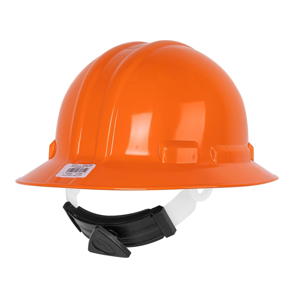 Casco de seguridad ala ancha, naranja, Truper