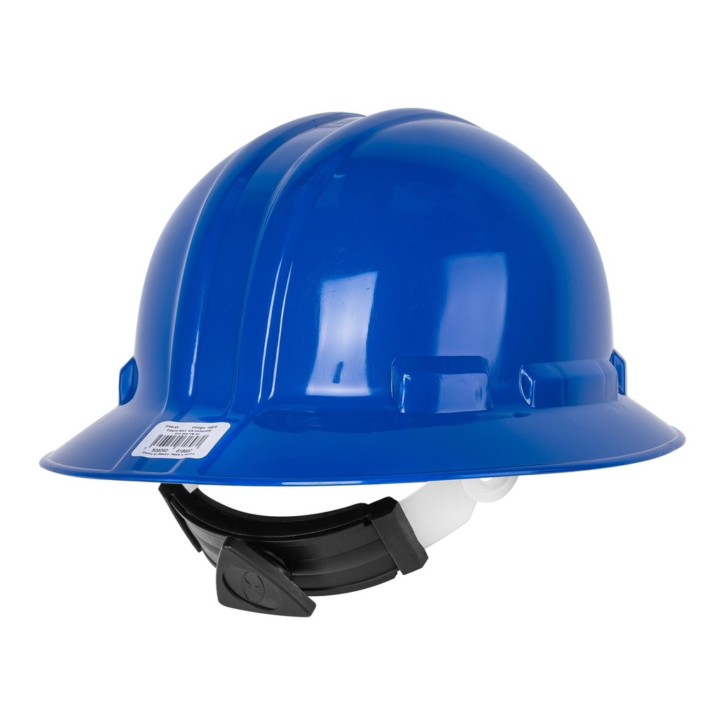 Casco de seguridad ala ancha, azul, Truper