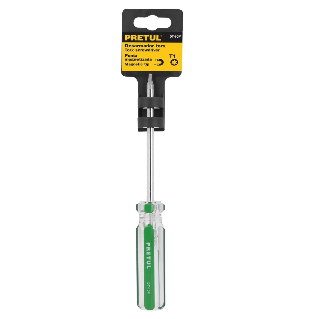 Desarmador punta Torx T 10 mango de PVC, Pretul