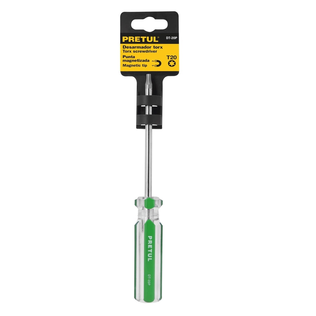 Desarmador punta Torx T 20 mango de PVC, Pretul