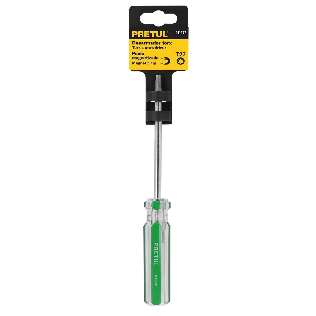 Desarmador punta Torx T 27 mango de PVC, Pretul