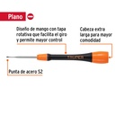 Desarmador de precisión plano de 1.8 mm mango ergonómico