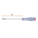 Desarmador plano de golpe 1/4' x 6', Truper Expert