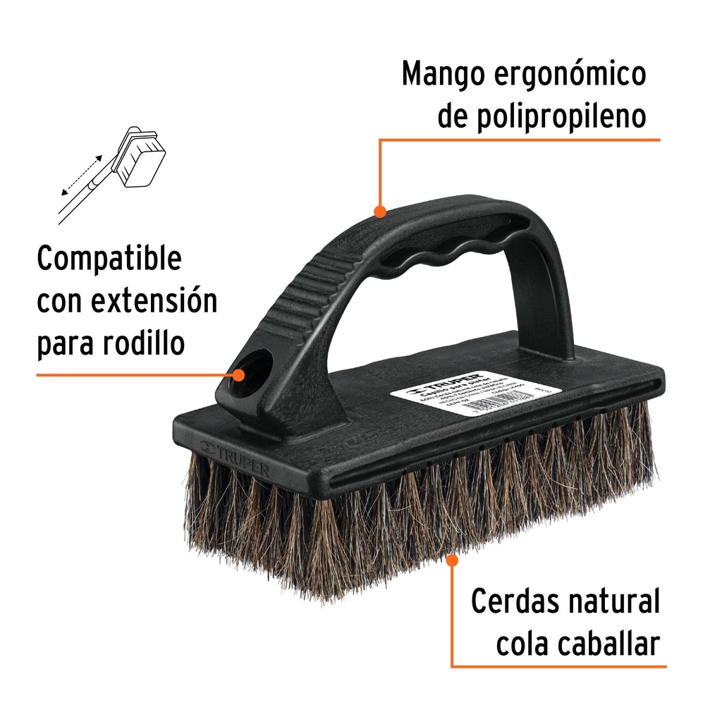 Cepillo para pintor para superficies extra-rugosas, Truper