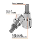 Dado punta hexagonal de 5/16', cuadro 1/2', Truper