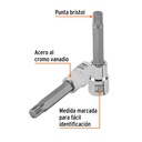 Dado punta larga bristol M12, cuadro 1/2', Truper