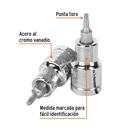 Dado punta torx T-20, cuadro 1/2', Truper