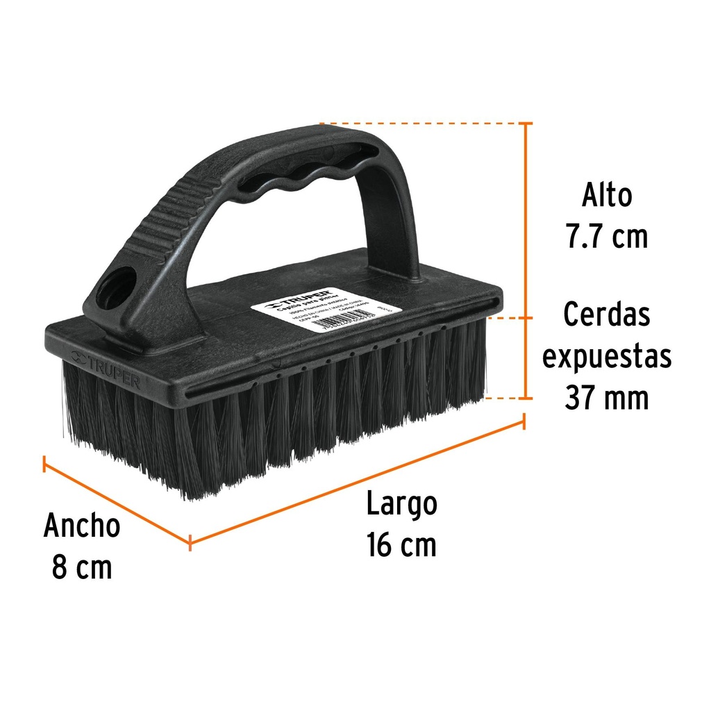 Cepillo para pintor multiusos con cerdas sintéticas, Truper