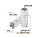 Dado largo de 15/16', 6 puntas, cuadro 3/4', Truper