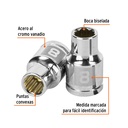 Dado de 8 mm, 12 puntas, cuadro 3/8', Truper