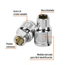 Dado de 8 mm, 6 puntas, cuadro 3/8', Truper