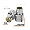 Dado de 9 mm, 12 puntas, cuadro 3/8', Truper