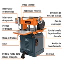 Cepillo de piso 15' de 2250 W (3 HP), Truper