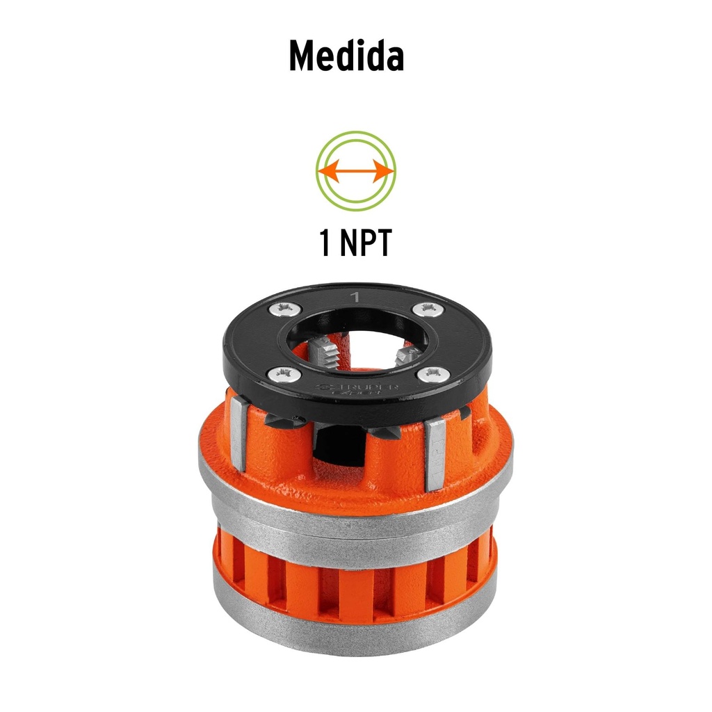 Dado 1' para tarrajas T-852X, Truper Expert