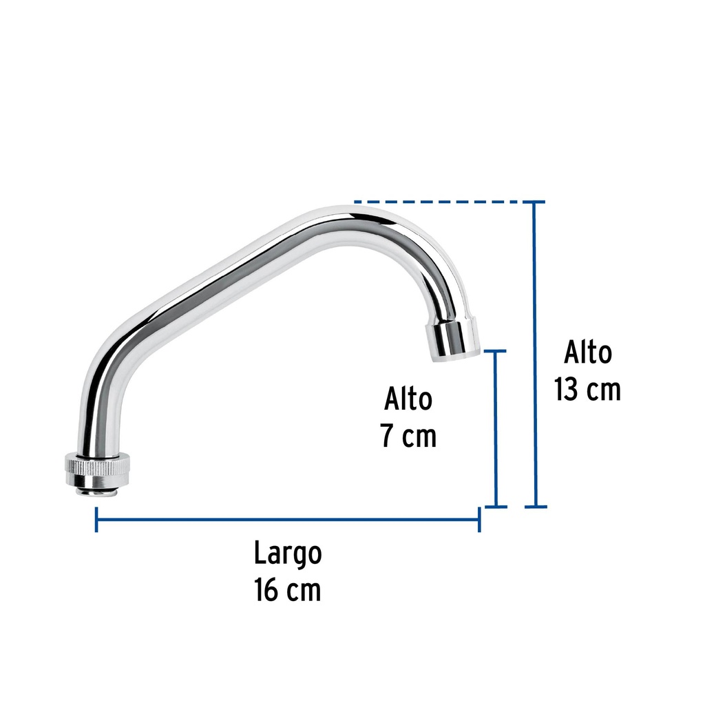 Cuello largo repuesto para mezcladora de lavabo, Basic