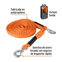 Cuerda para remolque con ganchos 7/8' x 4.5 m, Truper