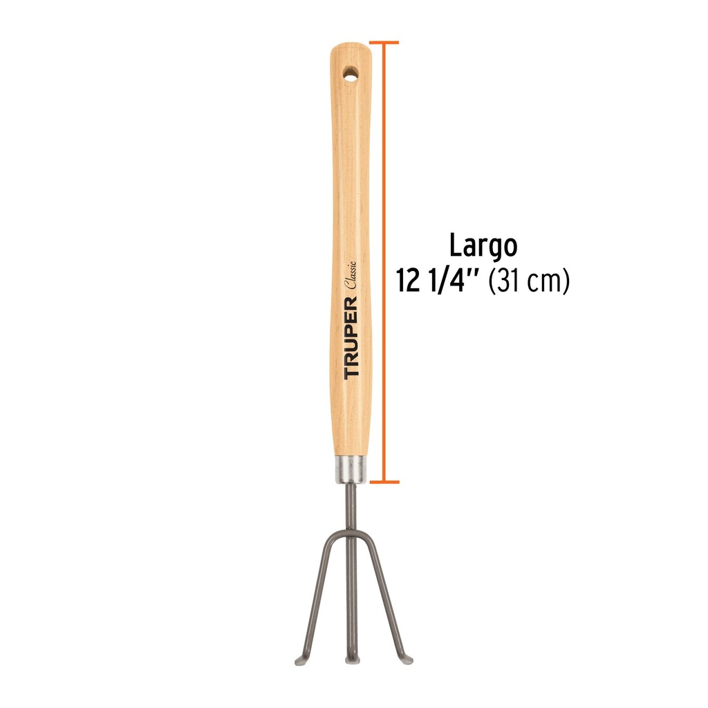 Cultivador para jardín, mango de 15', Truper