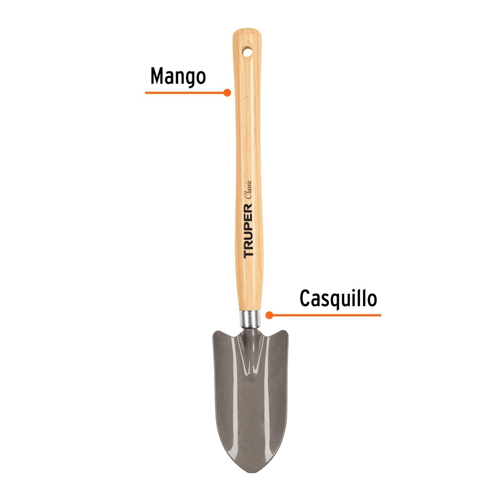 Cuchara para jardín, mango de 15', Truper