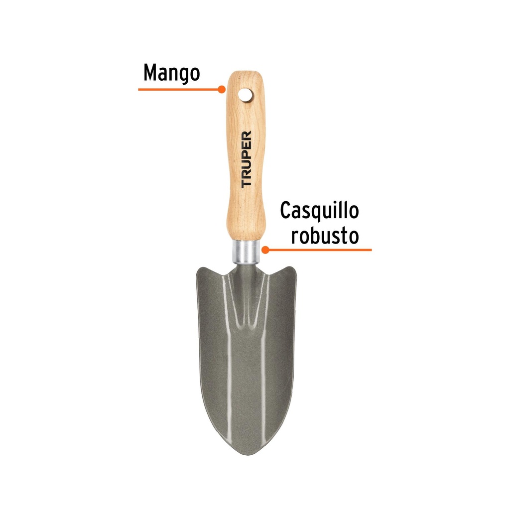 Cuchara para jardín, mango de 6', Truper