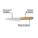 Cuchillo de chef 6' mango de madera, Pretul