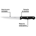 Cuchillo liso para asado 5' mango de plástico, Pretul