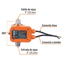 Control automático de presión de bombas para agua, 180°