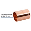 Cople de cobre de 1-1/4', Foset