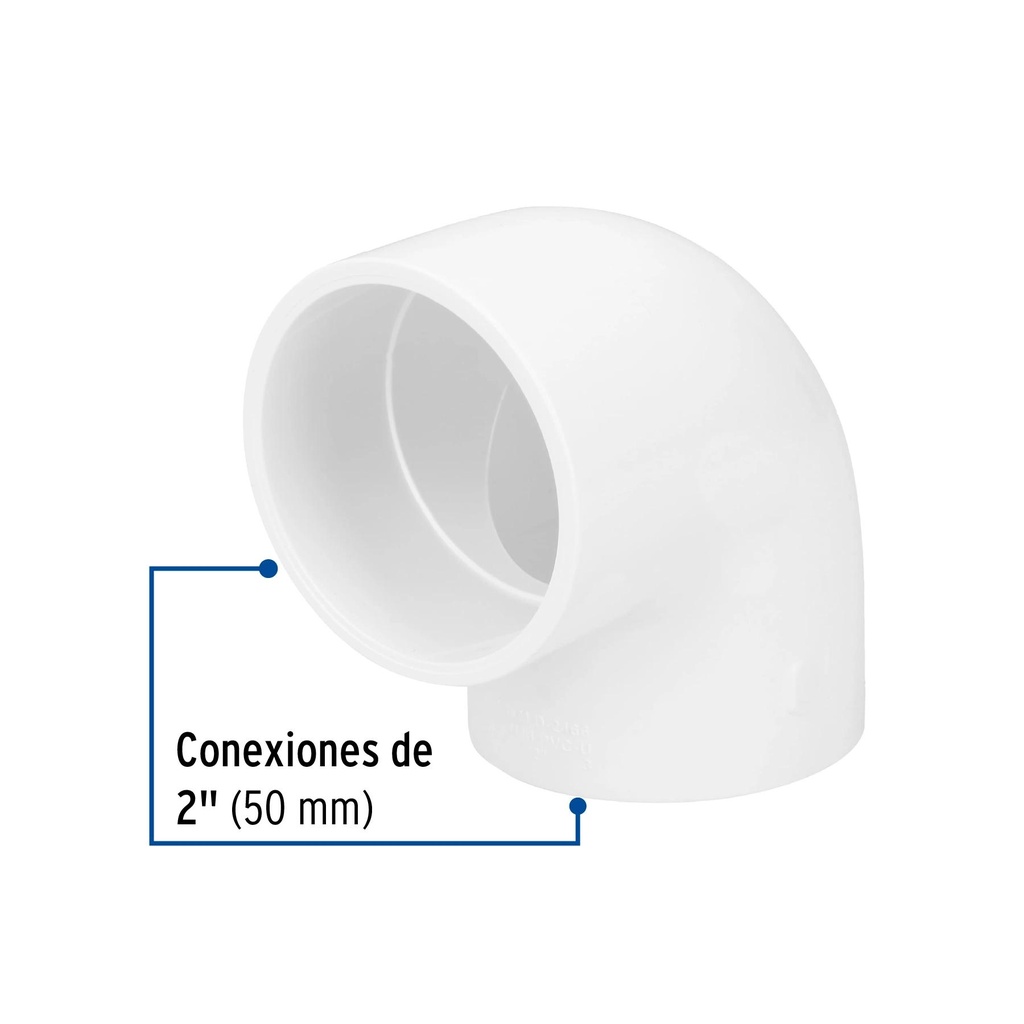 Codo 90° de PVC de 2', Foset