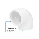 Codo 90° de PVC de 2', Foset