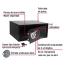 Caja de seguridad electrónica, Laptop, Hermex