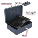 Caja para dinero, 25 cm, Hermex