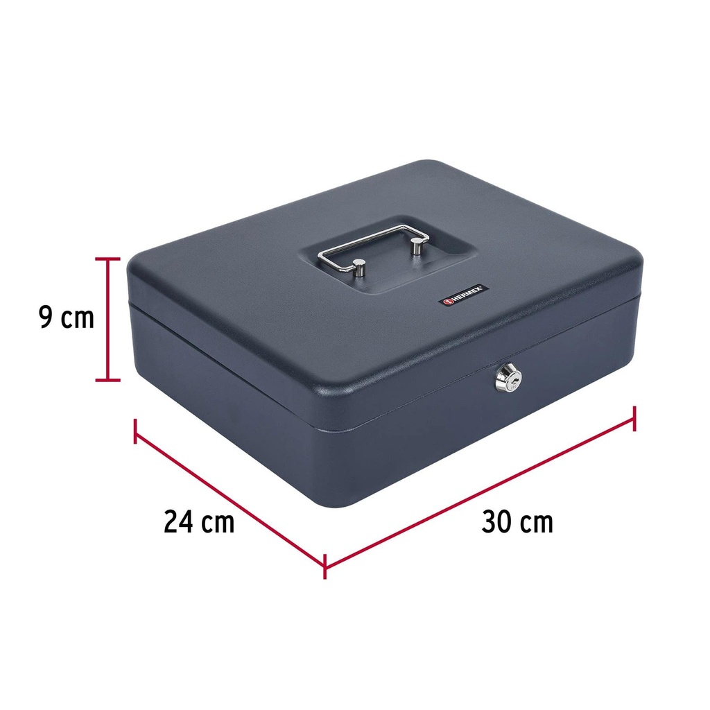 Caja para dinero, 30 cm, Hermex