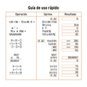 Calculadora de bolsillo, Truper