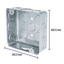 Caja cuadrada 4' x 4' económica, Volteck