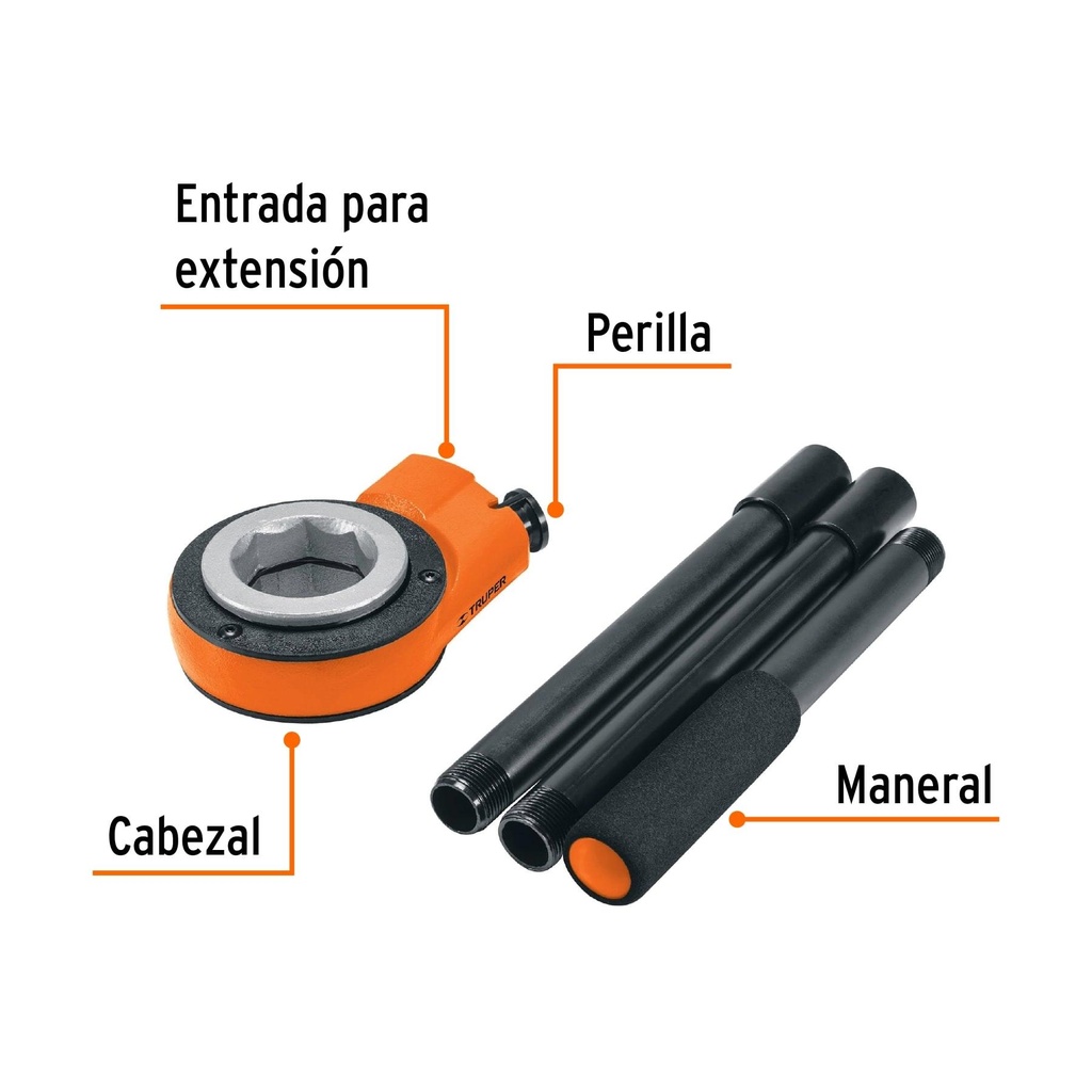 Cabezal para dados TA-851, Truper