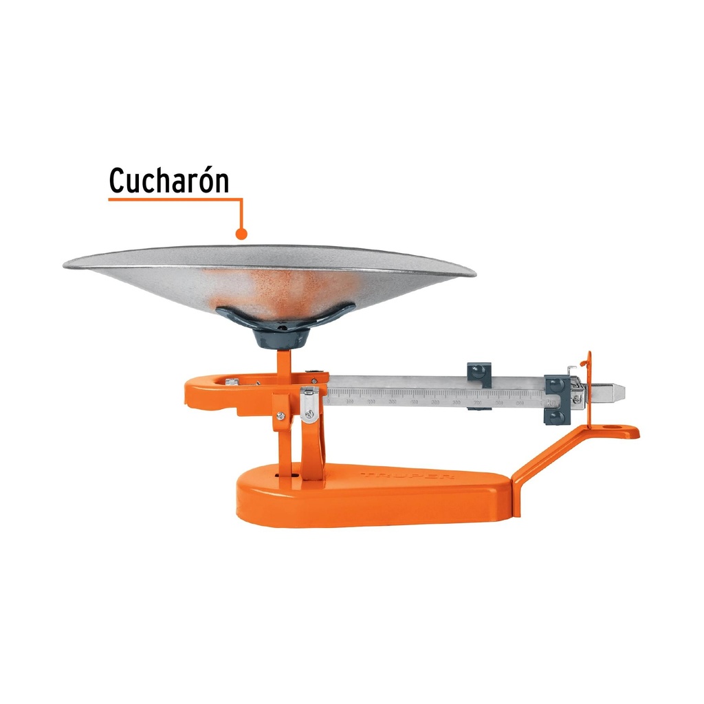 Báscula capacidad 2 kg mecánica con cucharón, Truper